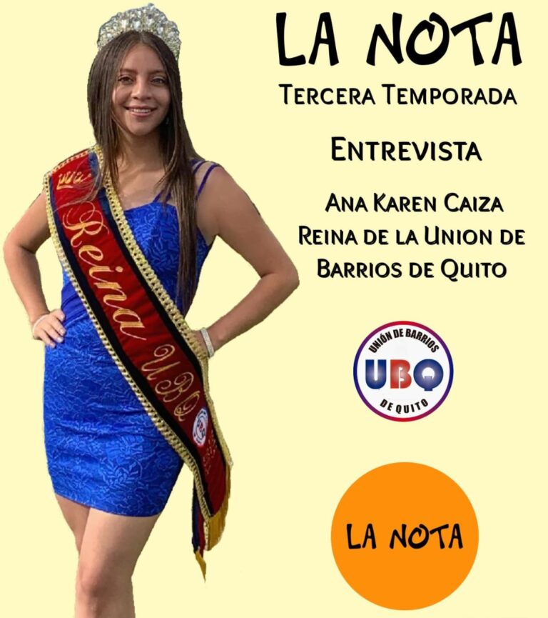 FOTOS DE NUESTRA INVITADA ANA KAREN CAIZA REINA DE LA UNION DE BARRIOS DE QUITO UBQ