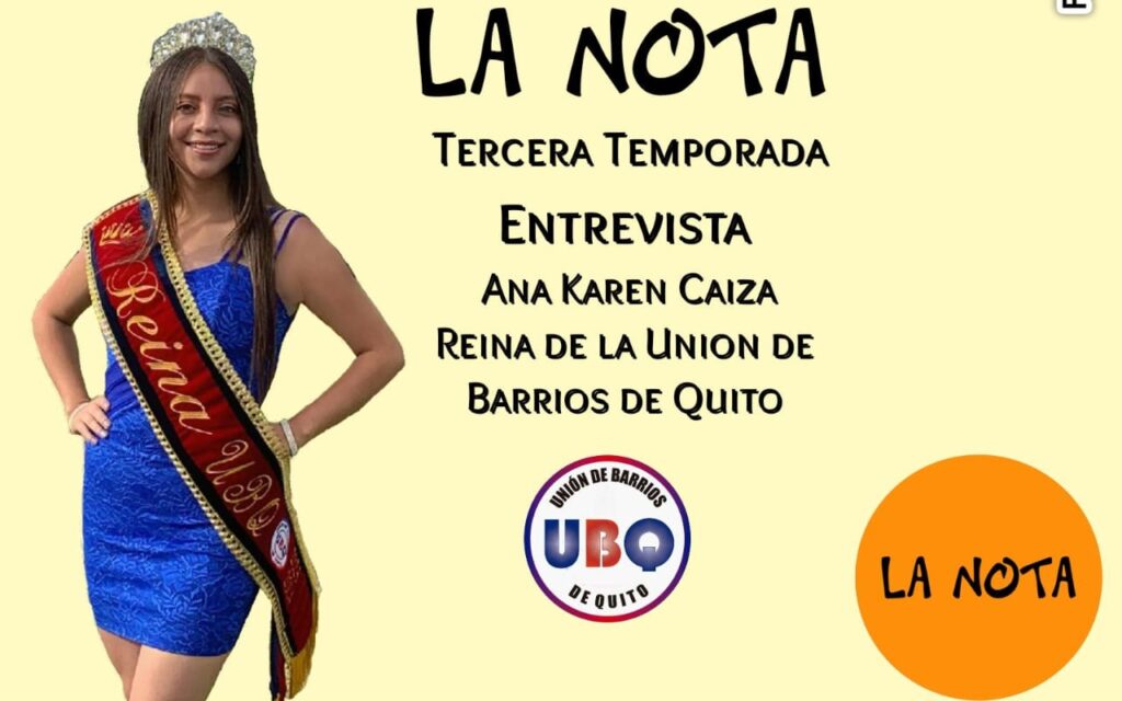 FOTOS DE NUESTRA INVITADA ANA KAREN CAIZA REINA DE LA UNION DE BARRIOS DE QUITO UBQ